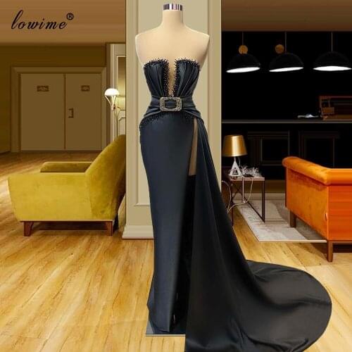 2 Designs Black Evening Dresses Long Sleeveless Formal Occasion Dresses For Women Red Carpet Photography Gowns Robes De Soirée