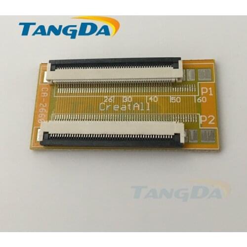 0.5 connector TFT LCD screen FPC FFC 0.5mm spacing extend Cable Wire lengthen Adapter plate 50p 50pin clamshell below connect A
