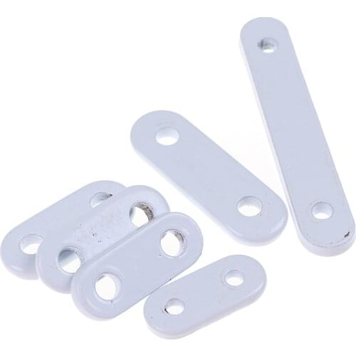 10PCS Weight Gain For Home Curtain Lead Wire Weighting Iron Shower Curtain Accessory White Coating Curtain Lead Block Put Bottom