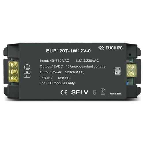 120W 12VDC 10A*1ch Constant Voltage Triac Driver EUP120T-1W12V-0