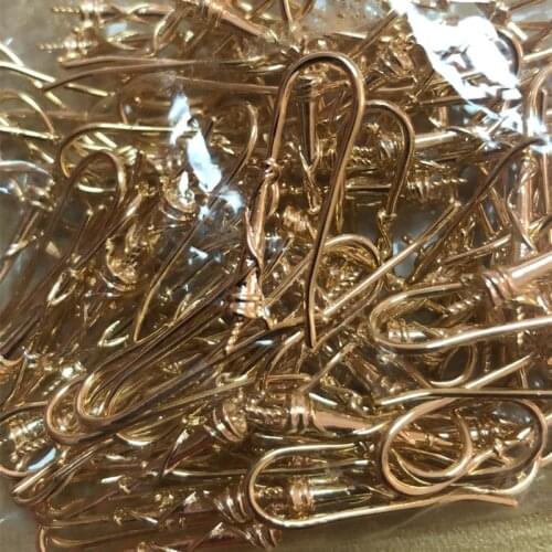 2/10pcs Choose Speaker Earrings Gold Plated Jewelry DIY Accessories Earring Settings Studded Flash Colorful Protection 8*28mm