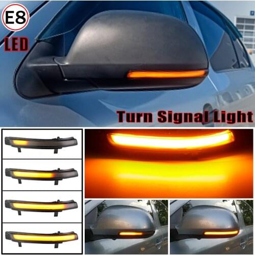 2pcs Dynamic Mirror For Skoda Octavia 1Z5 Estate 2009 2010 2011 2012 Light LED Blinker Turn Signal