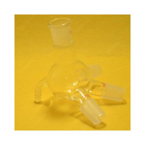 24/29,Distillation Receiver Cow Shpae,Lab Chemistry Glassware