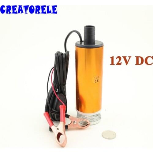 Aluminium Alloy 30L/Min DC 12V Submersible oil Diesel pumps water On/Off Switch Car Camping Portable fuel transfer