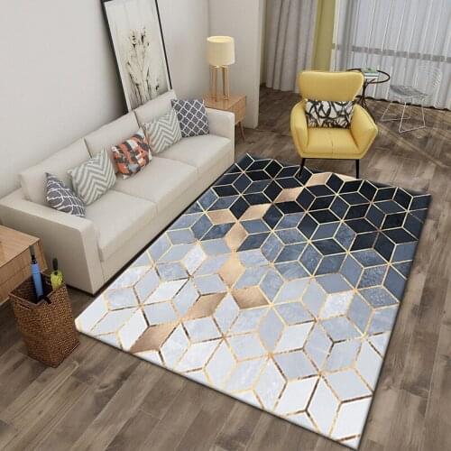 Large Size Home Carpet Rug Living Room Bedroom Floor Mat Rugs Printed Geometric Non-Slip Doormats Kitchen Rugs Yoga Mat Carpet