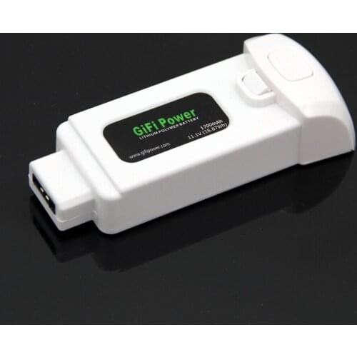 1PCS 11.1V 1700mAh 18.87Wh Lithium Polymer Battery for Yuneec Breeze Drone Lightweight Replacement Power for Flying Camera