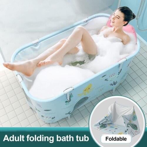 12PCS Folding Bathtub Set Portable Adult Bathtub Bath Barrel Household Non-Inflatable Outdoor Tub