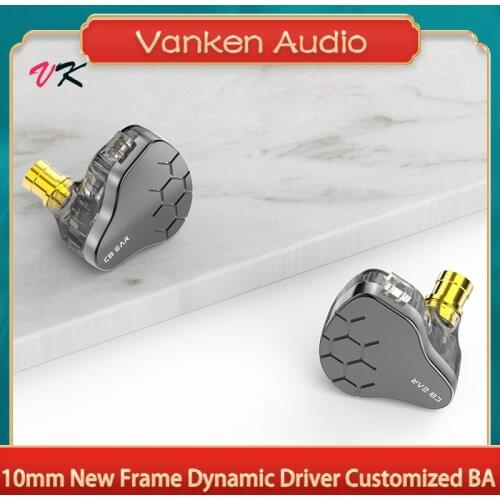 KBEAR Lark 1DD+1BA Driver HiFi In Ear Hybird Driver sport music Wired Earphone With Microphone 0.78mm Cable Bluetooth Earbuds