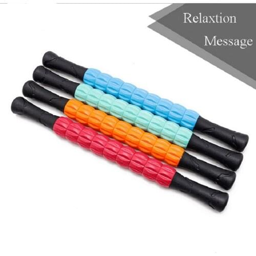 New Yoga Massage Roller Stick Leg Back Relaxion Foam Roller Muscle Therapy Relieve Physio Yoga Block Fitness Equipment
