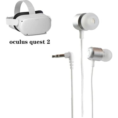 Suitable for Oculus Quest 1\2 virtual reality headset accessories, white wired, compact, lightweight and easy to carry