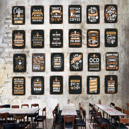 RetroTin Bar Signs Metal Plates For Wall Home Art Pub Kitchen Restaurant Decor Metal Poster DU-4718