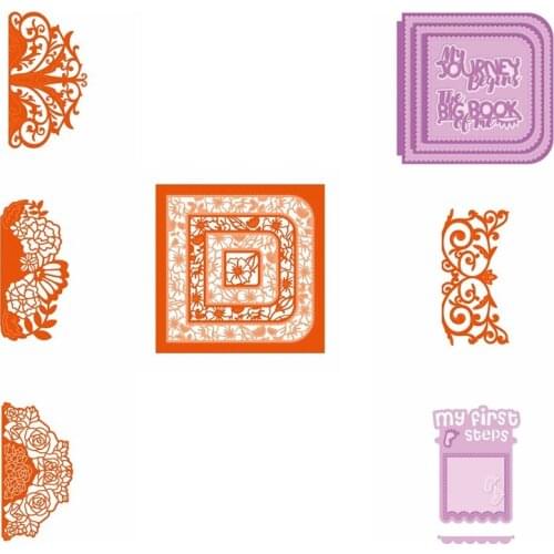 Mixed Lace Frame Cutting Dies DIY Scrapbooking Card Album Making Embossing Template Stencil Crafts New Dies For 2019