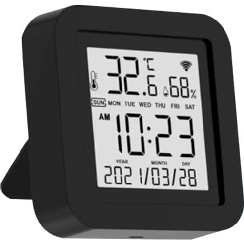 Tuya Smart WIFI Temperature And Humidity Sensor Indoor Hygrometer Thermometer With LCD Display Support Alexa Google Assistant