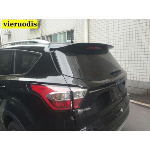 Fit For Ford Escape Kuga 2013 2014 2015 2016 2017 Exterior ABS Plastic Unpainted Primer Color Rear Trunk Wing Spoiler Decoration