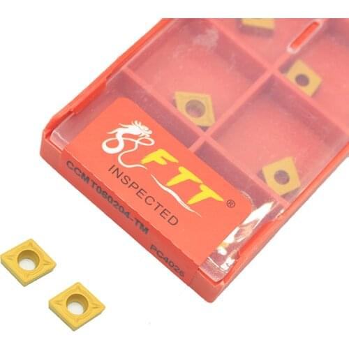 CCMT060204 TM PC4025 Internal Turning Tools Carbide insert Lathe cutter Tool turning insert For processing steel parts
