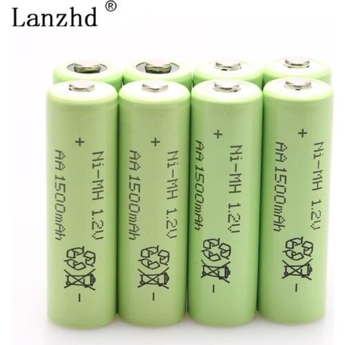 4PCS-40pcs AA Rechargeable Battery AA 1.2V Batteries 2A 1500mah Ni-MH Rechargeable batteies for Remote Control Toy real capacity