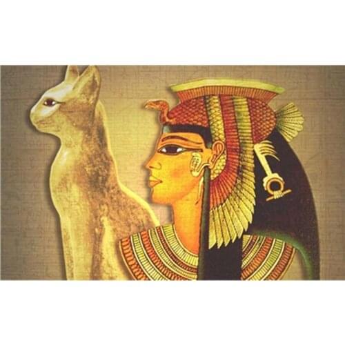 5D DIY Diamond Painting Egyptian Portrait Diamond Embroidery Cross Stitch Kit Religious Art Mosaic Needlework Home Decor Gift