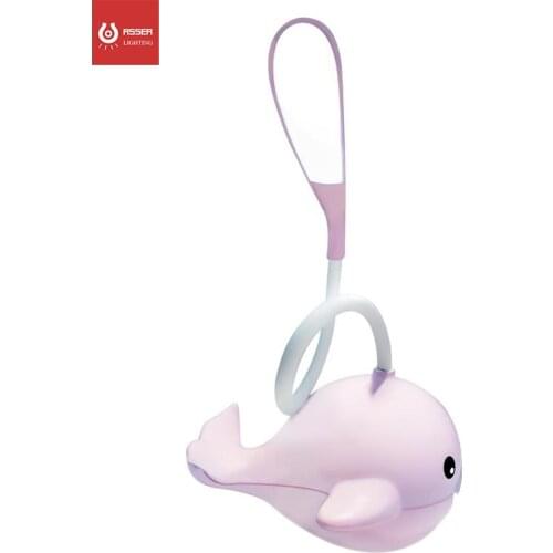Wireless Little Whale Table Lamp Novelty Students Study Reading Desk Lamp USB Rechargeable