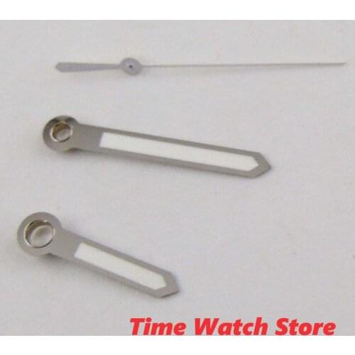 Watch hand Luminous Silver white fit for DG 2813 MIYOTA 8215 8205 821A Automatic movement H123