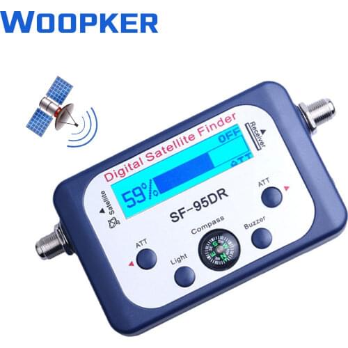 Digital Satellite Finder Meter Satlink Receptor TV Signal Receiver Sat Decoder DVB-T2 Satfinder