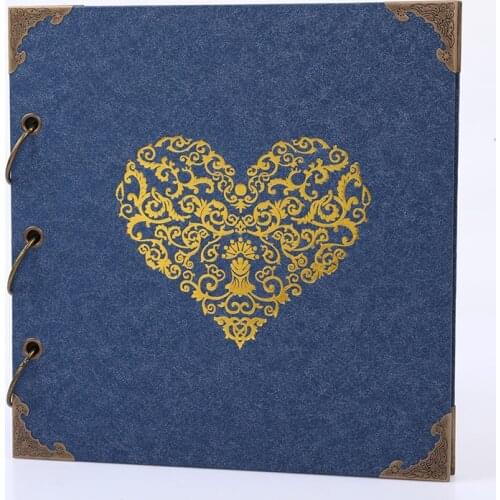 DIY Photo Album 50 Pages Memory Book 10 Inch Craft Paper 3 Ring Binder Scrapbooking Picture Wedding Birthday Childrens Gift