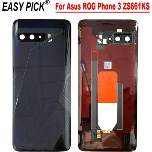 For Asus ROG Phone 3 ZS661KS Strix Battery Back Cover Rear Door Housing Protective Case Durable Back Cover