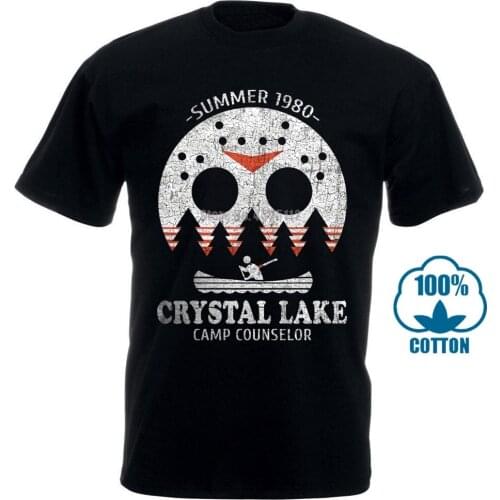 Crystal Lake Camp Counselor T Shirt The 13 Friday Jason Horror 13Th Fun