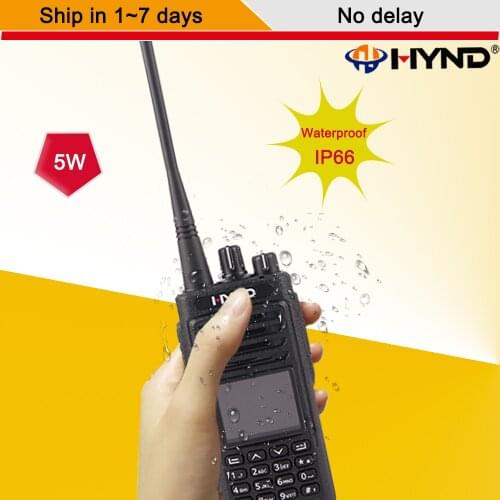 HYND TD510S dmr waterproof IP66 two-way radio 5w digital Walkie Talkie