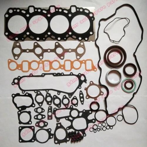 Diesel engine full rebuilding kits 1KD-FTV 1KD gasket set 04111-30050 for Toyota Land Cruiser 90 Land Cruiser 120 Hilux 3.0tdi