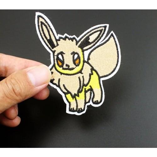 Cartoon Animal Fabric Patch Stickers Iron on Transfer Badges Embroidery Applique for Clothes Jacket Decorative