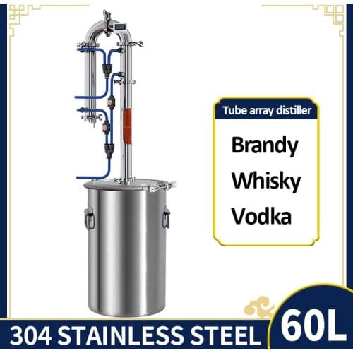 60L New single sales distillation tower self-brewed equipment brandy whiskey vodka red wine beer family brewed tool distiller