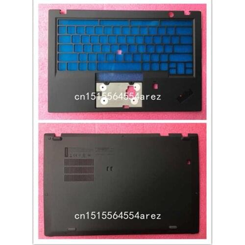 New and Original Lenovo Thinkpad X1 Carbon 6th TYPE 20KH 20KG Base Cover Bottom Case Palmrest Keyboard Bezel 01YR421 AM16R000300