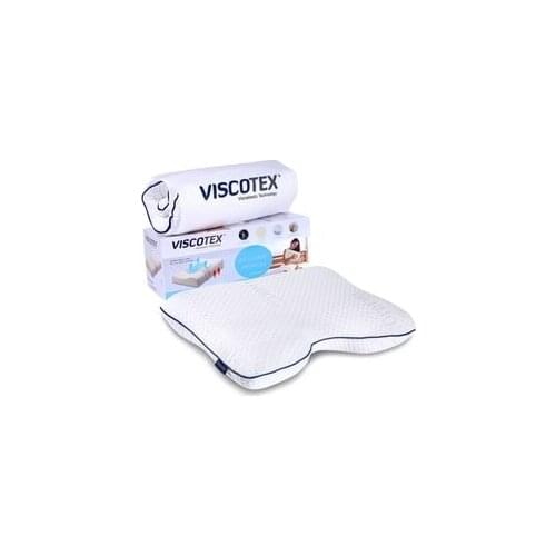 Neck Suport Untisnore Memory Foam 54x40x11cm Channeled Breathing Washable Pillow