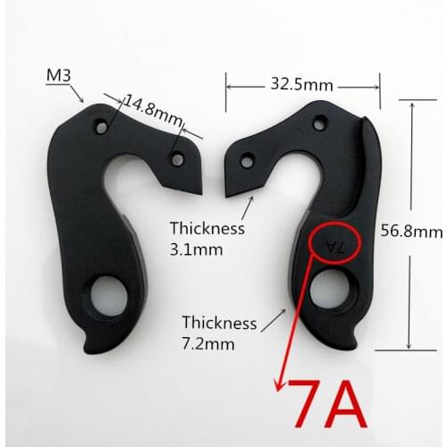 1pc Bicycle gear rear derailleur hanger For Specialized Tarmac Expert Roubaix Shiv long S-Works Amira Venge Long Version dropout