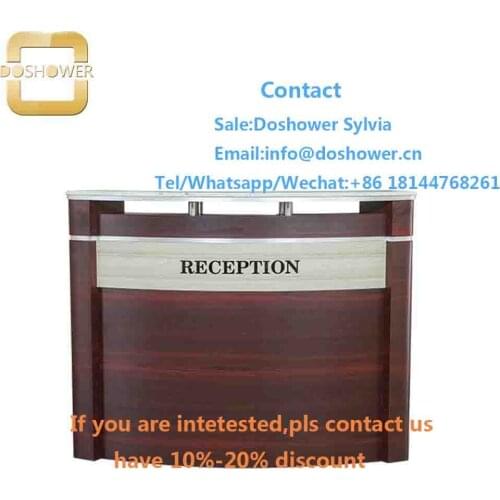 Reception desk beauty salon with fashion reception desk for plywood reception desk