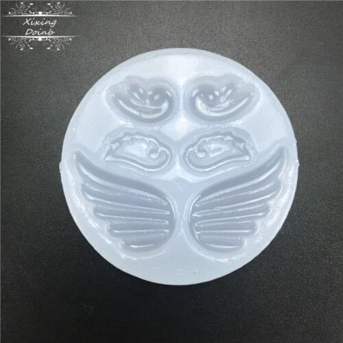 DIY Three pairs of wings shape silicone soft candy mold cake decoration tools resin decoration tools