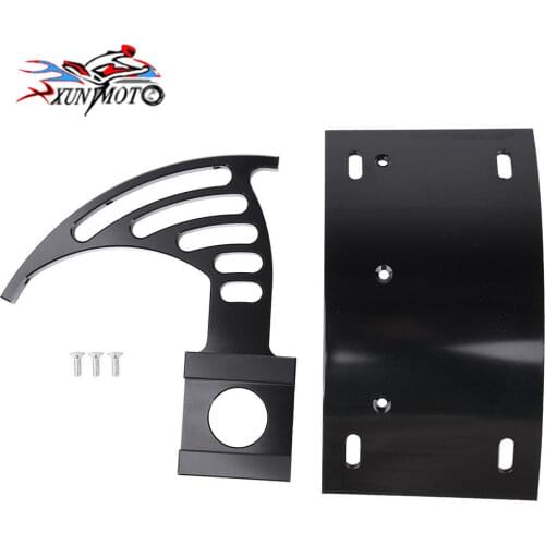 Motorcycle Parts Black Swingarm Side Mount Curve License Plate Bracket for Suzuki GSXR 600 750 GSXR 1000 1300 Hayabusa