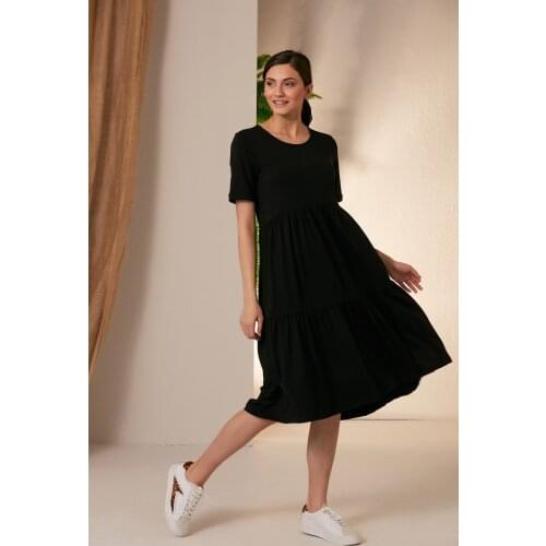 Womens Combed Cotton Dress coat handle fold casual do not sweat 2022