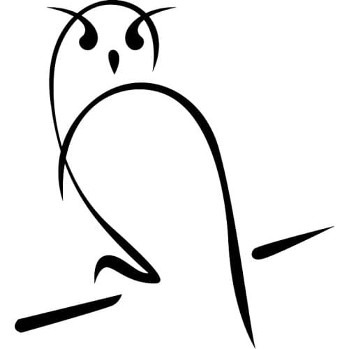 10.7*9.9cm Sticker Car Decal JDM Die cut - owl Funny Personality Stickers Rear Window Car Sticker Front Stickers