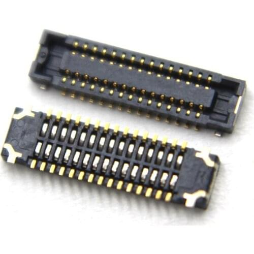 10pcs/lot Original LCD display FPC Connector Port Plug on motherboardboard For SONY Xperia E5 F3311 F3313 30pin