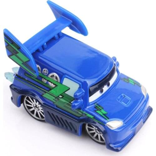 100% Original Pixar Cars Dj With Flames Diecast Metal Cute Toy Car For Children Gift 1:55 Loose Brand New In Stock McQueen