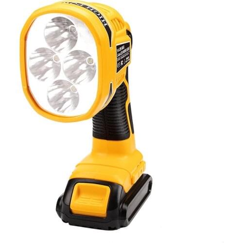 3W/12W 18V LED Lamp Flashlight For Dewalt DCB140 DCB200(NO Battery,NO Charger)Lithium Battery USB Outdoor Tools Work Light