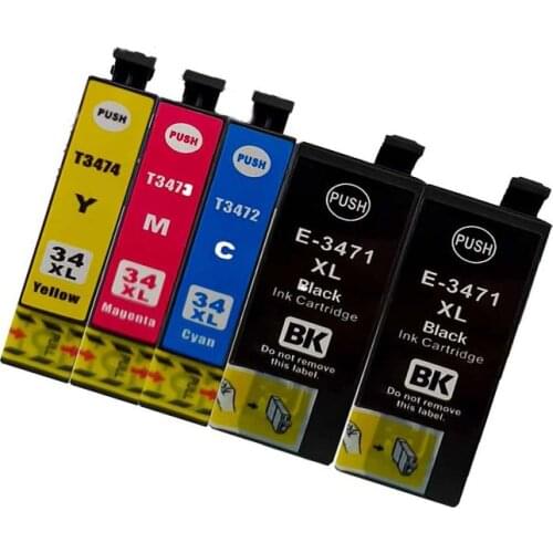 E3471-4-5PK Compatible Ink Cartridges WF-3720DWF / WF-3725DWF Printer