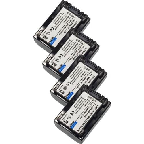 4x NP-FV50 Battery for Sony BC-TRP NP-FV30 NP-FV100 NP-FV70 XR350E