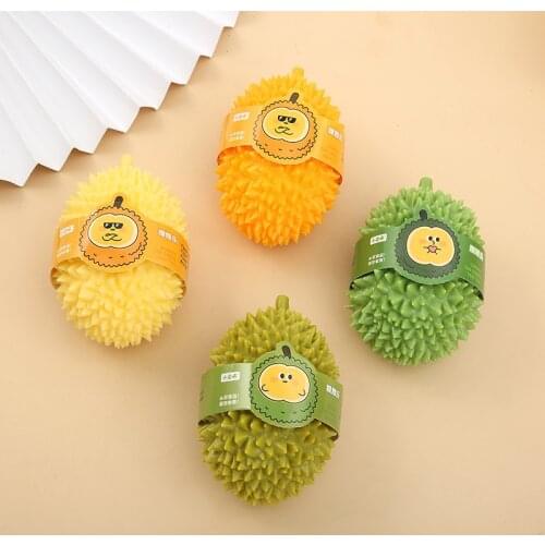 BalleenShiny Anti-stress Fidget Toy Durian Antistress Creativity Sensory Toy Gift Soft Ball Funny Toys Kawaii Simulation fruits