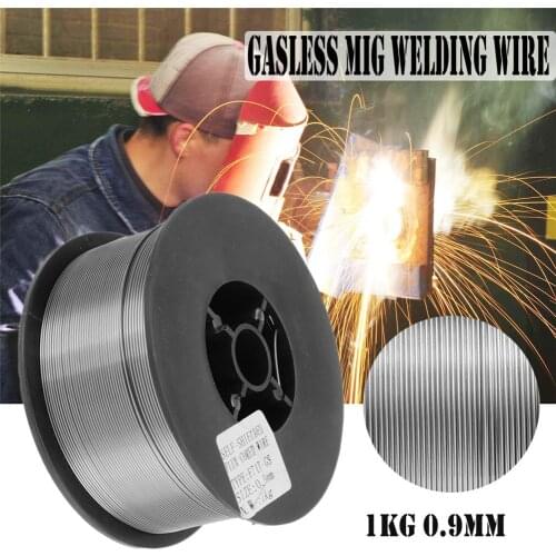 1KG 0.9MM E71T-GS/ E71T-11 Gas Shielded Flux Cored Weld Wire Flux Core Mig Wire Stainless Steel Wire Gasless Welding Accessories