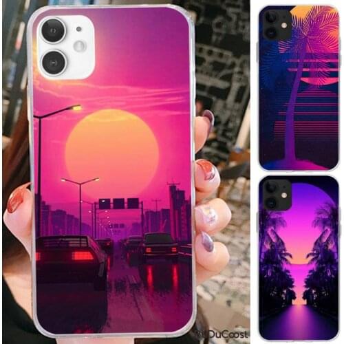 Sunset scenery Phone Case For iPhone 12 11 Pro Max XS 8 7 6 6S Plus X 5S SE 2020 XR 12 Mini case