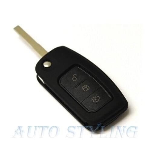 Black Key Cover Case for Ford Remote Protector Flip Shell Fob 2 3 Button 43bla