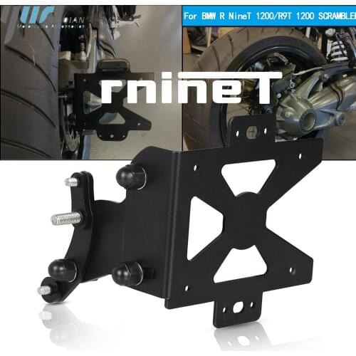 For BMW R NineT Nine T 1200 SCRAMBLER 2014-2019 2018 Motorcycle License Plate Holder Tail Light Bracket Tidy Fender Eliminator