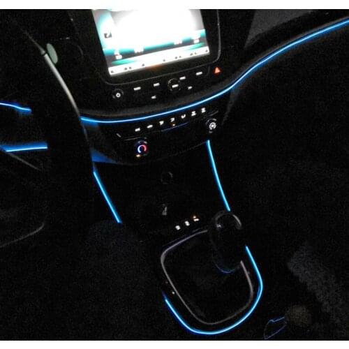 Flexible Neon Car Interior Atmosphere LED Strip Lights For Porsche 718 Boxster Cayman 911 Cayenne Macan Panamera Accessories